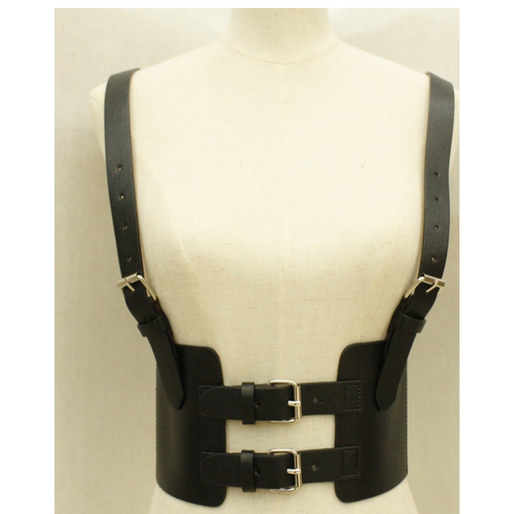 Zac's Alter Ego - Wide underbust Harness - Schwarz